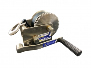 BOAT TRAILER WINCH STAINLESS STEEL 316 - 5:1/1:1 RATIO 2 SPEED CAPACITY 500KG WI